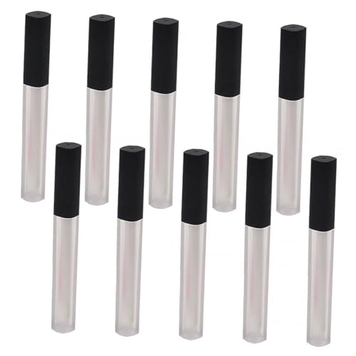 MUCKLILY 10 Stück Lippen gloss Tube Mattierte Quadratische Lippenstift Behälter DIY Nachfüllbar Kosmetik Verpackung für Frauen Kompakt Tragbar Langlebig von MUCKLILY