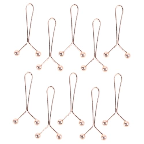 MUCKLILY 10 Stück Teiliges Hijab Pin aus Metall Eleganter U förmiger Schalclip in Roségold Vielseitig Einsetzbar als Kopftuch Taillenspanner Sicherer Halt und Verstellbar für Damen und von MUCKLILY