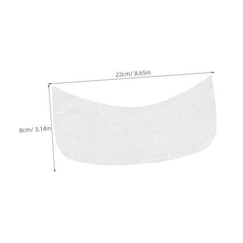 MUCKLILY 100 Stück Nackenmaske aus Seidenähnlichem Material Faltenglättender Spa patch für Halspflege Hochsaugfähig Langlebig Feuchtigkeitsspendend Dünn und Angenehm für Glatte Straffe von MUCKLILY