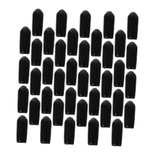 MUCKLILY 100 Stück Teiliges Gummi-endkappen für Haarbänder Robuste Haarschmuck-zubehörteile für Damen Praktische DIY Haarband-endschutzkappen Innendurchmesser Langlebig und Verschleißfest von MUCKLILY