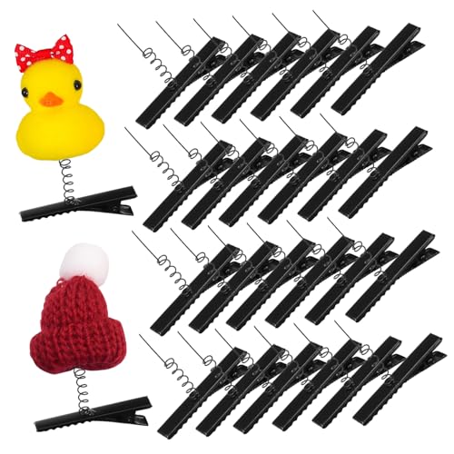 MUCKLILY 100stücke Entenschnabel Haarspange Haarnadel Diy Zubehör Bastelbedarf Materialien Für Haarspangen Und Accessoires von MUCKLILY