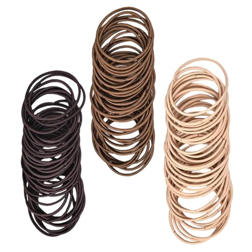 MUCKLILY 100stücke Haargummis in Großen Mengen Elastische Haarbänder Für Frauen Und Mädchen Für Pferdeschwanzhalter Partys Und Alltag Hochelastische Haar-accessoires Für Diverse von MUCKLILY