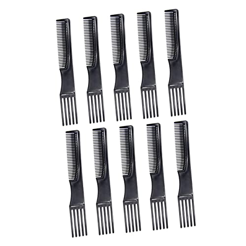 MUCKLILY 10Stücke Langlebige Zahn Haarkämme für Damen und Herren Statisch für Haarstyling und Friseursalons aus Hochwertigem Material Wiederverwendbar von MUCKLILY