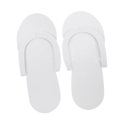 MUCKLILY 12 Paare Einweg Faltbare Hausschuhe Damen Herren Rutschfest Schnell Trocknend Leichte EVA Badeschlappen Für Zuhause Hotel Reisen Spa Nail Salon von MUCKLILY