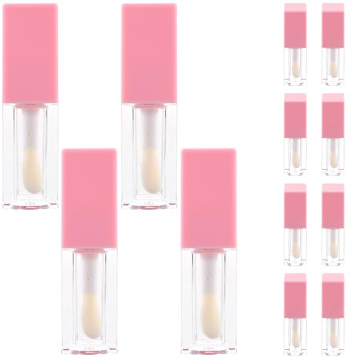 MUCKLILY 12stücke Leere Nachfüllbare Lipgloss-röhren Aus Kunststoff Lip Balm Behälter Für Frauen Und Mädchen Kompakt Und Leicht Für Diy-kosmetik von MUCKLILY