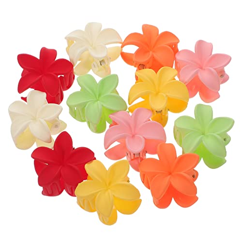 MUCKLILY 12stücke Hawaiianische Blumen-haarspangen Plumeria-haarclips Rutschfeste Haarklammern Für Dünnes Dickes Haar Eleganter Haarschmuck Für Frauen Und Mädchen Für Alltag Und Besondere a von MUCKLILY