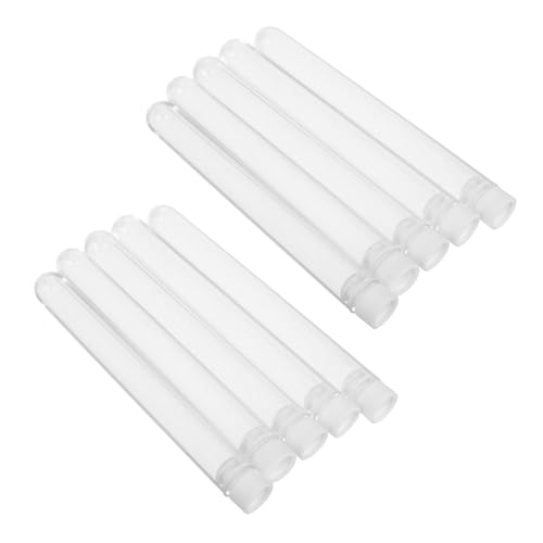 MUCKLILY 15 Stücke Transparente Kunststoff-reagenzgläser Mit Deckeln Make-up-pinsel-halter Leere Tuben Als Aufbewahrungsbehälter Für Reisen Mit Wimpernbürsten Und Mascara-applikatoren MUCKLILY 15 Stücke Transparente Kunststoff-reagenzgläser Mit Deckeln Make-up-pinsel-halter Leere Tuben Als Aufbewahrungsbehälter Für Reisen Mit Wimpernbürsten Und Mascara-applikatoren von MUCKLILY