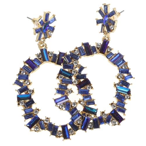 MUCKLILY 1Paar Extravaganter Damenkreisohrringe Hochwertigem Stilvolle Eardrops für Jede Gelegenheit für Party Valentinstag Geburtstagsfeiern von MUCKLILY