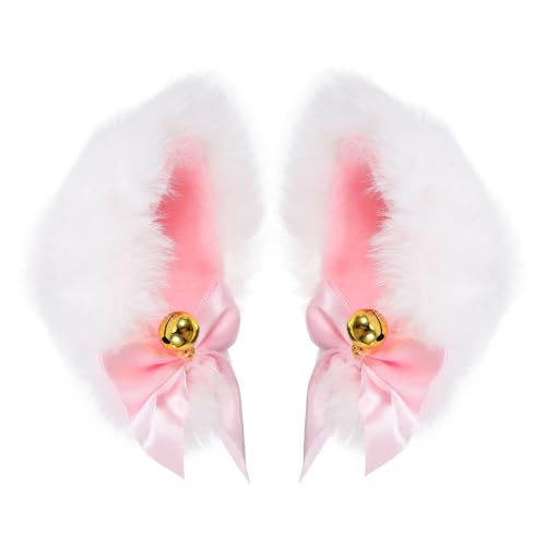 MUCKLILY 1 Paar Cosplay Katzenohr Haarnadel Cartoon Haarspange Katzenohren Kopfschmuck Leichtes Haarnadel Ornament für Partys für Frauen und Mädchen von MUCKLILY