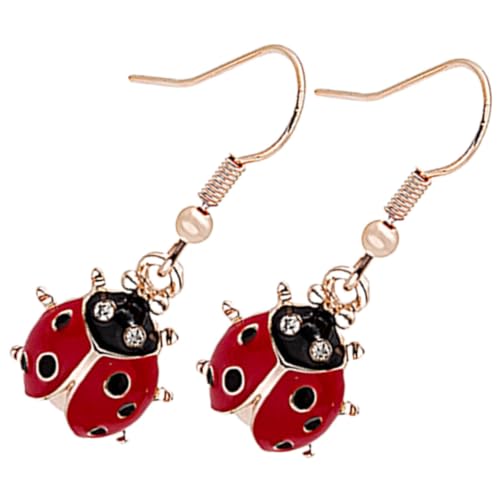 MUCKLILY Marienkäfer Ohrringe für Damen Zierliche Haken Ohrringe Leichte Ohrhänger für Mädchen Einzigartige Schmuckstücke für Teenager MUCKLILY Marienkäfer Ohrringe für Damen Zierliche Haken Ohrringe Leichte Ohrhänger für Mädchen Einzigartige Schmuckstücke für Teenager von MUCKLILY