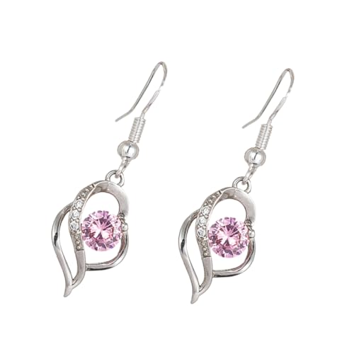 MUCKLILY 1Paar Langes Silber Ohrringe für Frauen Ohr mit Diamond Sterling Silber Modisches Design für Besondere Anlässe Perfektes von MUCKLILY