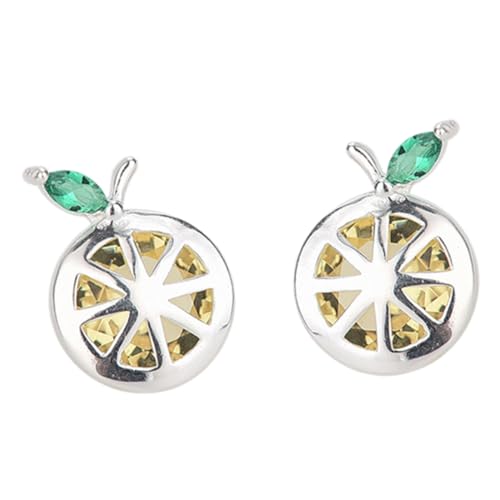 MUCKLILY Entzückende Zitronen Ohrstecker 925 Stück Silber Ohrhänger für Damen Allergiefrei und Kreativ Gestaltet Bezaubernde Sommer Ohrringe MUCKLILY Entzückende Zitronen Ohrstecker 925 Stück Silber Ohrhänger für Damen Allergiefrei und Kreativ Gestaltet Bezaubernde Sommer Ohrringe von MUCKLILY