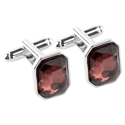 MUCKLILY 1Paar Weibliche Manschettenknöpfe Kleiderärmelknöpfe Stilvoller Hemd Manschettenknopf für Hochzeit Formelle Anlässe Verarbeitung Glänzendes von MUCKLILY