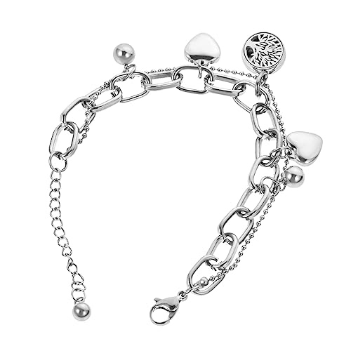 MUCKLILY 1Satz Herzförmiges Aromatherapie Armband mit Verlängerungskette Modisches Hip Einfach zu Ersetzen für Angenehme Düfte von MUCKLILY