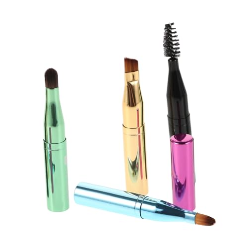 MUCKLILY Reise-make-up-pinsel-set Für Augenbrauen Lidschatten Und Lippen Tragbar Für Frauen Mit Deckeldesign Für Reisen Und Alltag von MUCKLILY