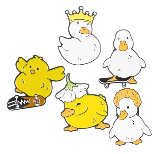MUCKLILY 1Satz Niedliche Ente Broschen Cartoon Anstecknadeln Teiliges mit Farbenfrohen Designs für Kleidung Rucksäcke und DIY Projekte MUCKLILY 1Satz Niedliche Ente Broschen Cartoon Anstecknadeln Teiliges mit Farbenfrohen Designs für Kleidung Rucksäcke und DIY Projekte von MUCKLILY