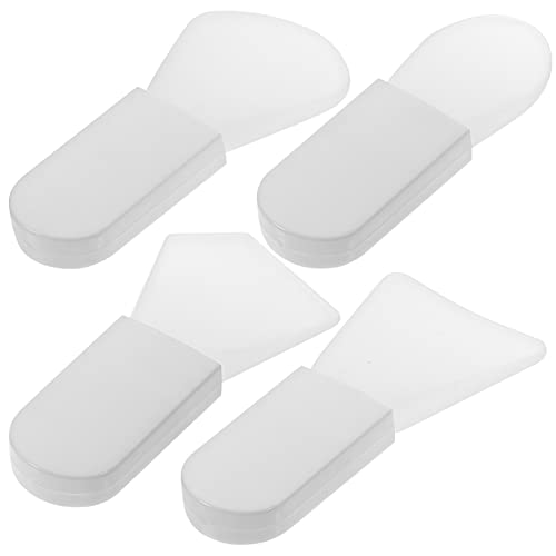 MUCKLILY 1Satz Tragbares Teiliges Mini Gesichtsmaske Pinsel aus Silikon mit Box für Sanfte Anwendung Leicht zu Reinigen und Wiederverwendbar Tägliche von MUCKLILY