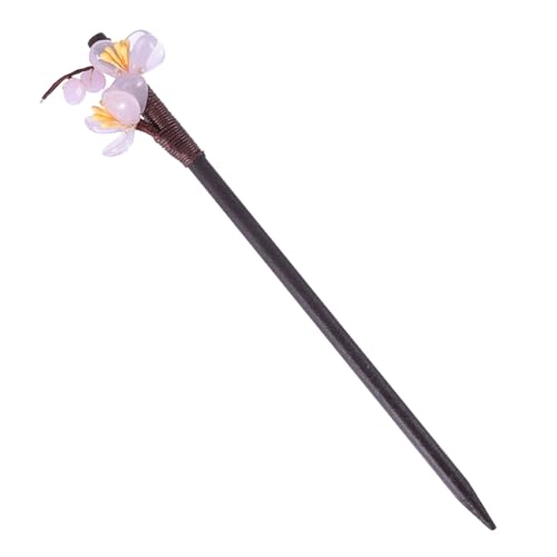 MUCKLILY 1Stück Chinesische Retro Haarnadel Blütenform Haarschmuck für Damen Dunkelrot Langlebiges Design aus Hochwertigem Material Traditionelle Frisuren von MUCKLILY