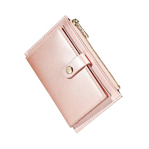 MUCKLILY 1Stück Damen Geldbörse PU Kreatives Kartenetui mit Reißverschluss Multi für Reisen Leicht Tragbar von MUCKLILY
