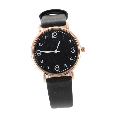 MUCKLILY Damen Digitale Uhr Mit Lederband Einfache Und Stilvolle Armbanduhr Verstellbares Armband Präzise Zeitmessung Für Freizeit Geschäftsgelegenheiten von MUCKLILY