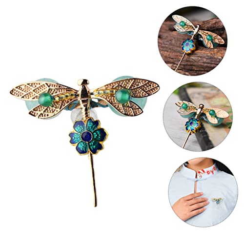 MUCKLILY 1Stück Ethnische Libellen Brosche Kreative Anstecknadel für Damen Hochwertiges Stoffzubehör für Schal Perfektes von MUCKLILY