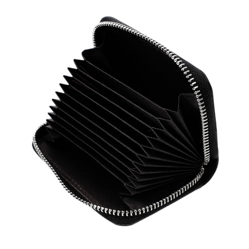 MUCKLILY 1Stück Geldbörse mit Fächern für Karten Münzen Brieftasche Echtem Langlebig Robust für Reisen von MUCKLILY
