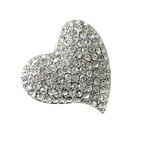 MUCKLILY Herzförmige Brustnadel Brosche Dekorative Corsage Zarte Brustnadel Kleidungsdekoration Kleidung Taschen Rucksäcken Jacken Hut von MUCKLILY