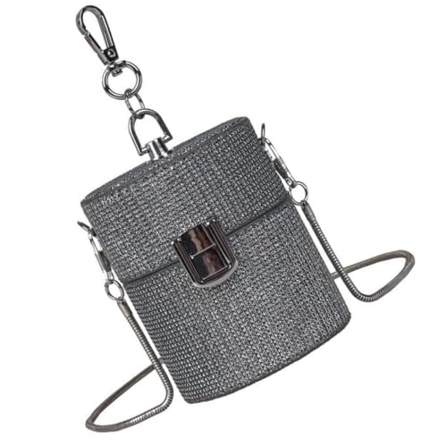 MUCKLILY Mini-Kette-Tasche Kleine Crossbody-Tasche Minitasche Mini-lippenstifttasche Umhängetasche Dekorative Tasche Aufbewahrungstasche Kleinigkeiten-Tasche Schlüsseltasche Geldbeutel von MUCKLILY