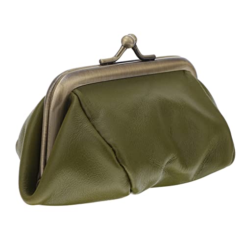MUCKLILY 1Stück Retro Damen Geldbörse Echtem mit Münzfach Tragbare Aufbewahrungstasche Grün für Alltag und Reisen für Münzen und Kleine Gegenstände MUCKLILY 1Stück Retro Damen Geldbörse Echtem mit Münzfach Tragbare Aufbewahrungstasche Grün für Alltag und Reisen für Münzen und Kleine Gegenstände von MUCKLILY