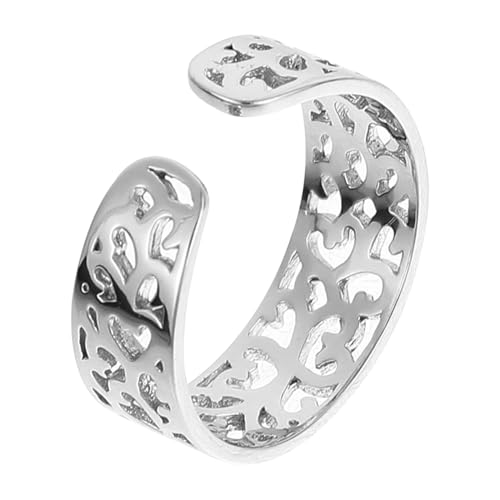 MUCKLILY 1Stück Silber Verstellbarer Zehenring Modischer Ethnischer Schmuck Kreativer Offener Ring für Damen Herren für Anlässe Wie Weihnachten Partys Geburtstage von MUCKLILY