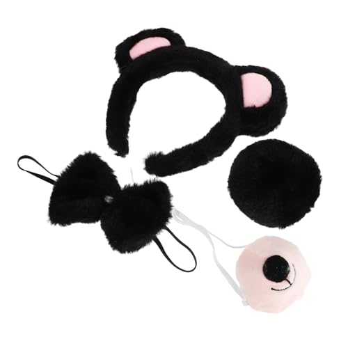 MUCKLILY 1satz Flauschiges Bärenohren Haarband Für Cosplay Und Partys Süßes Tierohren Accessoire Komfortabel Und Für Gesichtswäsche Und Kreative Looks von MUCKLILY