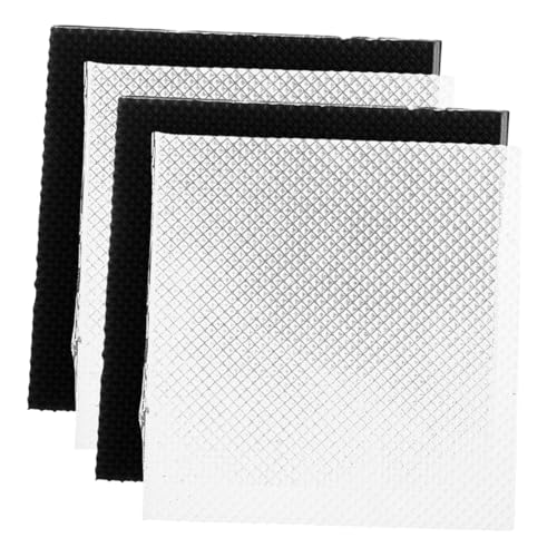 MUCKLILY 2 Paare High Heel Repair Kit mit Antirutsch Eckigen Fersenkappen und Geräuschdämpfenden Einlagen Strapazierfähige Ersatzabsätze für Damen High Heels Rutschfeste Schuhzubehör von MUCKLILY