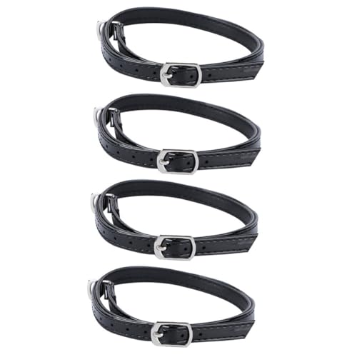 MUCKLILY 2 Paare Verstellbare High Heels Fersenhalter Anti rutsch Schuhriemen für Damen Absätze Komfortabler Halt und Schutz vor Herausfallen Abnehmbare Knöchelriemen für Alltag und Party von MUCKLILY