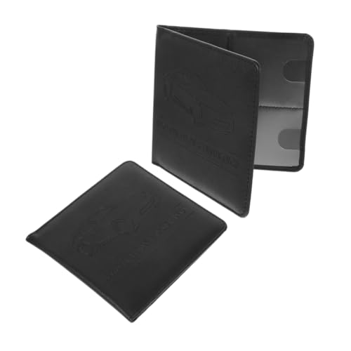 MUCKLILY 2stücke Autodokumentenhalter Kartenhalter Fürs Auto Zulassungshalter Autozubehör Kartenetui Versicherungs Und Zulassungshalter von MUCKLILY