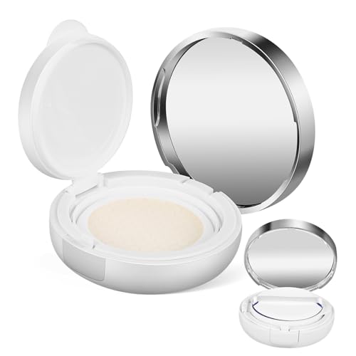 MUCKLILY 2 Stück Make-up Puderboxen aus Nachfüllbare Lose Puderbehälter Kompakte Reiseverpackung für Frauen und Teenager Leicht und Langlebig für Losen Puder und Puderquasten von MUCKLILY