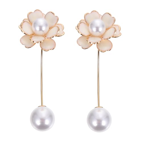 MUCKLILY 2 Stück Realistische Blumenform Broschen Anstecknadeln Vielseitige Kleidungsaccessoires zum Fixieren von Kragen und Cardigan Modische Dekoration und Zuverlässiger Sichtschutz von MUCKLILY