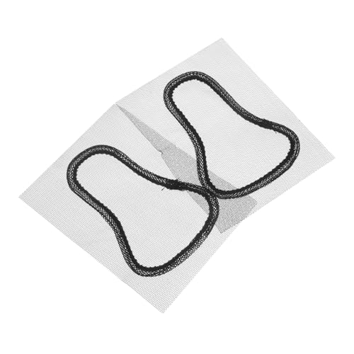 MUCKLILY 2 Stück T-förmiges Haarnetz Für Haarverlängerungen, Klein: Häkel-perückenkappe, Netz-haarnetz Zum Stylen, Tragbares Pferdeschwanz-extensionsnetz Für Frauen von MUCKLILY