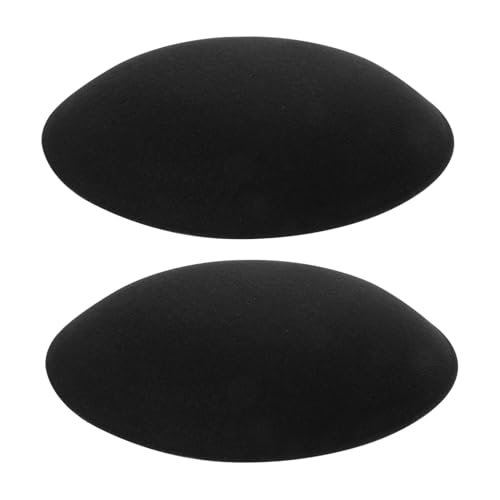 MUCKLILY 2 Stück Teiliges DIY Fascinator Basis Mädchen Runde Hutunterlagen aus Leichtem und Stabile Langlebige Hutmaterialien für Individuelle Kopfbedeckungen von MUCKLILY