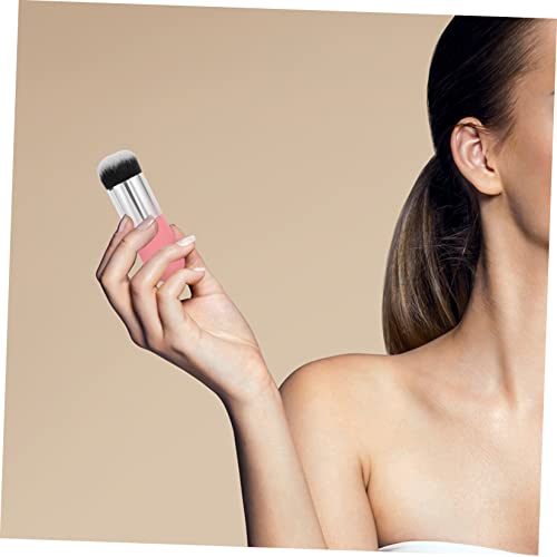 MUCKLILY 2 Stück Teiliges Make Up Pinselset Foundation und Puder Pinselsatz mit Weichen Synthetischen Borsten Dichte Blending Schminkpinsel für Damen Natürlicher und Makelloses Finish von MUCKLILY