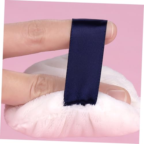 MUCKLILY 2 Stück Teiliges Runde Puderquasten aus Weichem Langflorigem Material für Gesichtspuder und Flüssige Foundation Langlebig und Sanft zur Haut Vielseitig für Make Up Anwendung von MUCKLILY