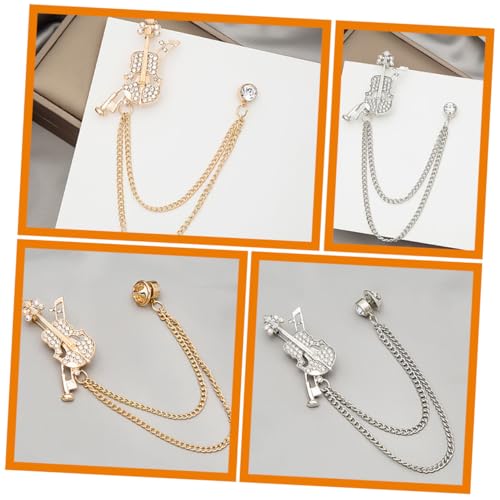 MUCKLILY 2 Stück Violin Broschen Anstecknadeln aus Stabile Anstecker für Kleidung Damen Schmuck Zubehör Langlebig und Modisch für Alltag und Besondere Anlässe MUCKLILY 2 Stück Violin Broschen Anstecknadeln aus Stabile Anstecker für Kleidung Damen Schmuck Zubehör Langlebig und Modisch für Alltag und Besondere Anlässe von MUCKLILY