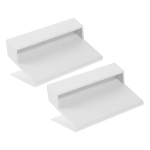 MUCKLILY 2 Stück Visitenkartenhalter für Schreibtisch Kompakter Kartenständer aus Robustem Material Platzsparendes Design Kreative Aufbewahrung für Büro und Home workspace von MUCKLILY