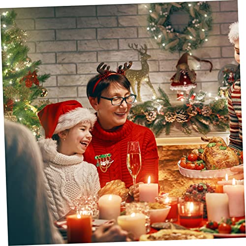 MUCKLILY 2 Stück Weihnachtsbroschen aus Niedliche Weihnachtsbaum Glocken Anstecknadeln Kleidung Dekoration für Pullover Hut Schal Festliche Weihnachts Accessoires von MUCKLILY