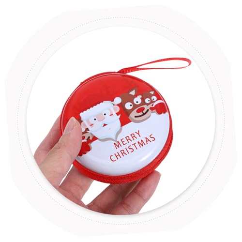MUCKLILY 20 Stck. Teiliges Mini Münzbörsen mit Reißverschluss Kreative Weihnachts Geldbörsen für Kleingeld und Karten Leichte Handliche Coin Purses mit Weihnachtsmotiven Praktische von MUCKLILY