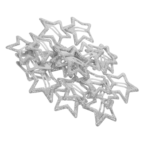 MUCKLILY 20 Stück Kleine Stern Haarklammern für Damen Rutschfest Süßes Design Leichte Haarspangen für Kurze Haare Styling und Alltagsschmuck von MUCKLILY