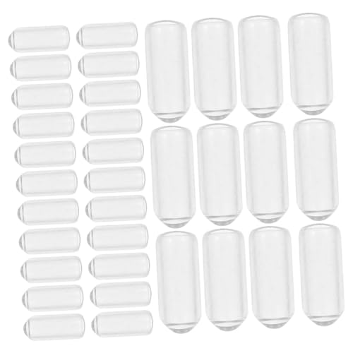 MUCKLILY 200 Stück Transparente Gummi Endkappen für Haarreifen DIY Stirnband Zubehör Innendurchmesser Passend für Haarbänder Schützende Kopfband Enden Bequem und Einfach zu Montieren von MUCKLILY