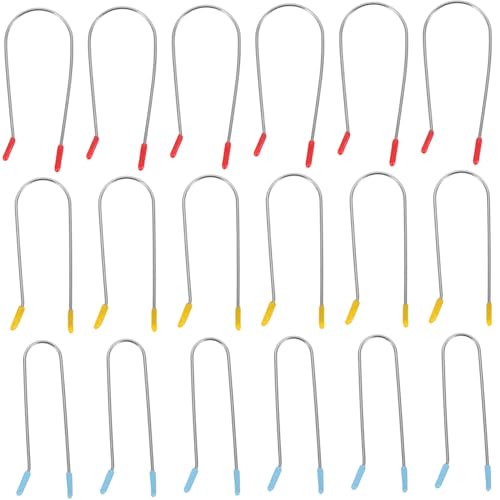 MUCKLILY 24 Stück Teiliges Elektrische Lockenwickler Clips U form Hitzebeständige Spiral perm rod klammern Multifunktionale Styling werkzeuge für Damen Herren Salon und DIY Schonend für von MUCKLILY