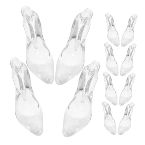 MUCKLILY 24stücke Mini High Heel Schuhe Charms Anhänger Acryl Für Schmuck Diy Handwerk Hochzeit Geburtstag Party Dekoration von MUCKLILY