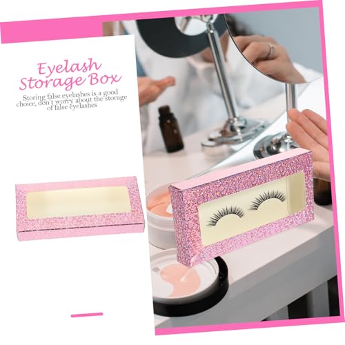 MUCKLILY 25 Stück Teiliges Leeres Wimpern Aufbewahrungsset Praktische Falsche Wimpern Boxen mit Einfachem Öffnungsmechanismus Kosmetischer Organizer für Make Up Liebhaber Sicherer Schutz von MUCKLILY