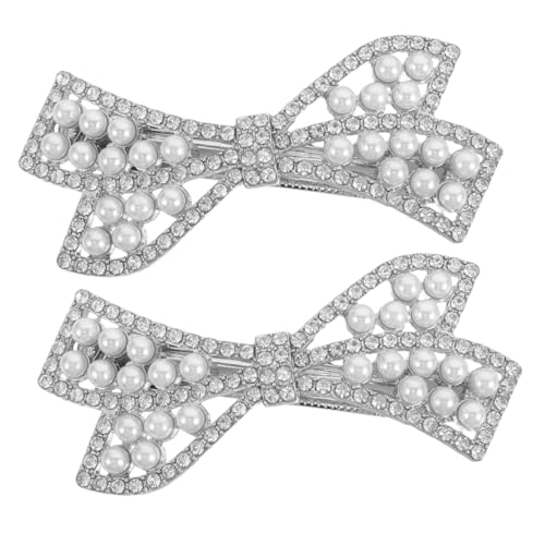 MUCKLILY 2stücke Haarspangen Mit -strasssteinen Unregelmäßiges Design Rutschfeste Haarnadel Für Damen Elegant Für Hochzeit Party Haarnadel Aus Für Frisuren von MUCKLILY